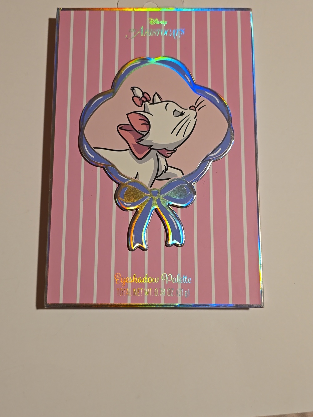 The Aristocats Pink Striped Eyeshadow Palette